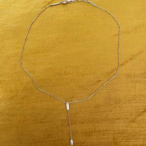 Kendra Scott: Gold toned “Y” necklace.